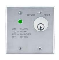 101-AK Visual and audible annunciation and key switch for alarm reset, manual power up and sustained bypass.