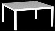 DINING TABLES OUTDOOR & INDOOR USE DT-01-HP Geviner Recta Dining Table (HPL) DT-01-TK Geviner