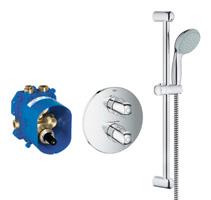 New GROHE CoolTouch compact body No risk of scalding on the body MetalGrip ergonomic metal handle with