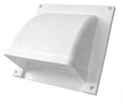 The integrity of the building envelope is maintained via a removable hood for simple cleaning or replacement. Suitable for intake and exhaust applications.