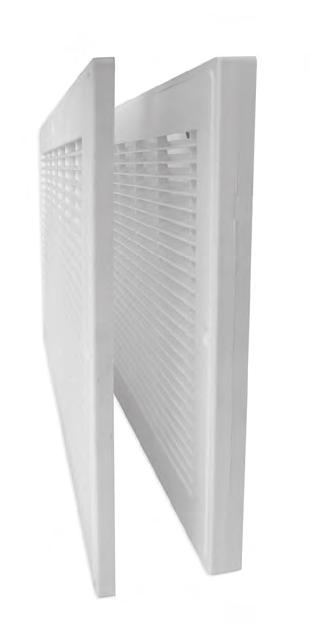 Easy to install, easy to remove and clean, the RG/B Series offers a long-lasting HVAC venting solution in durable polymer resin. Thirteen available sizes in 6, and nine available sizes in 8 heights.