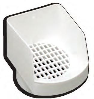 BUILDING PRODUCTS Gutter Accessories LS401 Leaf Strainer Outlet The Primex Leaf Strainer Outlet