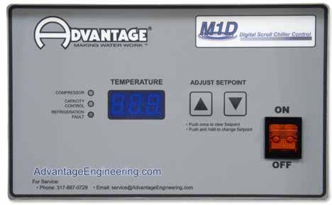 This control instrument is used on units with digital scroll compressors. Figure 3.3A A. INSTRUMENT START-UP 1.