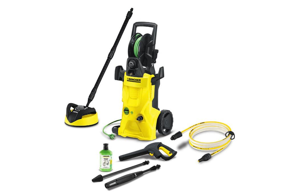 K4 Premium Ecologic Home The Kärcher K4 Premium Eco Home Pressure Washer combines power and efficiency and is equipped with an innovative Eco switch, allowing you to reduce energy and water