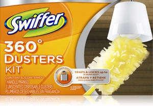 PNG-37000-92803 Swiffer Duster 360 Short Handle Starter Kit Unscented (1HDL/2DUSTERS) 6/1CT 6 CS