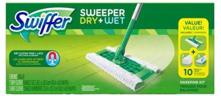 12/12CT 12 CS PNG-37000-35155 Swiffer Sweeper Wet Cloth Refill Open Window Fresh 6/24CT 6 CS