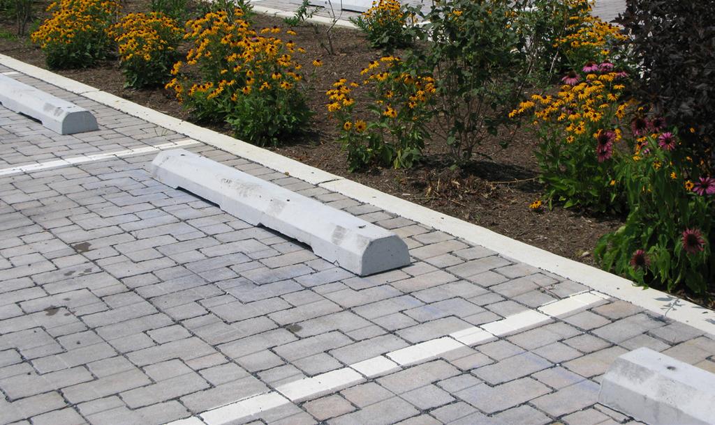 These surface materials can be applied to the entire surface of the lot or just on the parking stalls. Landscaping Landscaping can be used to soften the visual impact of surface parking lots.