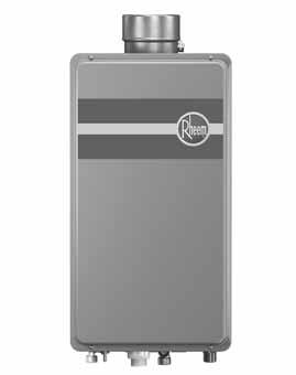Tankless Water Heater-Condensing Tankless Series Rheem RTG is a series of ultra low NOx, mid-efficiency tankless gas water heaters designed for continuous hot water Efficiency.