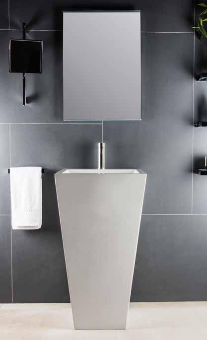Tap Hole BDS-MET-SO-701-WS Metreaux washbasins are available in a range of styles and feature a cutting
