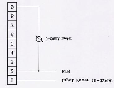Figure 9: 0-20mA Wiring (Sink) 4-Wire Connection (For Source version, link Terminals 1 and 8) Figure 10: 0-20mA Wiring (Source) 3-Wire Connection Notes: The detectors are supplied as: Isolated 0-20mA