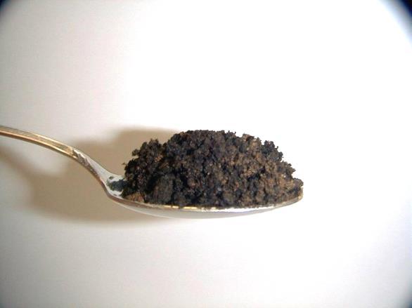 One teaspoon of good garden soil to which compost has