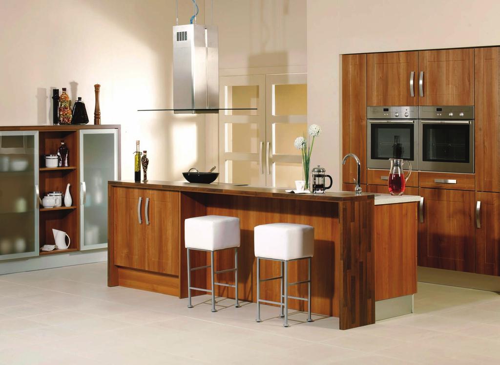 Colour: Design: Natural Walnut Belfast Shaker A classic look, reinterpreted here with a sympathetic eye on contemporary functionality.