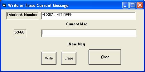 Save File Dialog Box Write or Erase Message Dialog Box Open - The YZ300P allows the user to open an existing file that can be used to upload to a new YZ300 (YZ320).