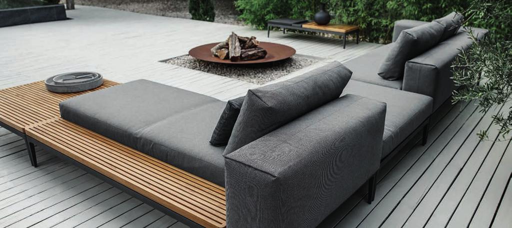OUTDOOR LOUNGE Cleaning (Light Soiling) As with any item left permanently outside and exposed to the elements, regular cleaning is recommended - at least once a year.