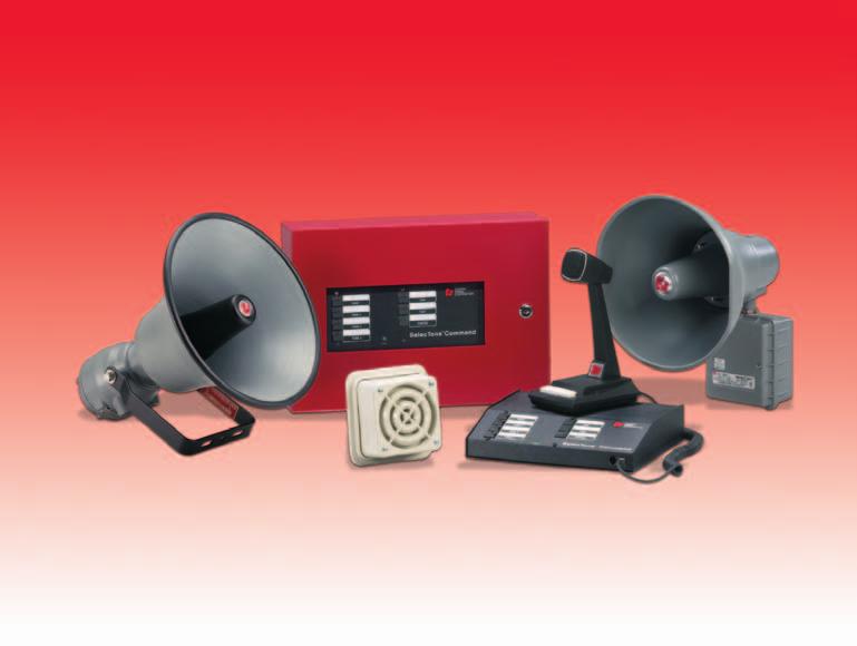 FEDERAL SIGNAL CORPORATION SelecTone Plant Wide Warning and PA Systems STAND ALONE SIGNALING, PLANT WIDE SIGNALING AND PUBLIC ADDRESS Available in 24VDC, 24VAC, 120VAC and 240VAC Command Units,
