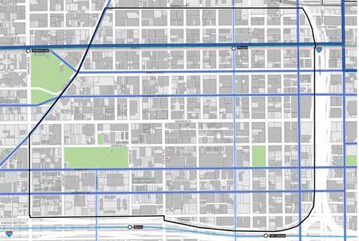West Loop Design Guidelines West Loop Public Transit System Map Key Study Area Boundary CTA Blue Line CTA Green