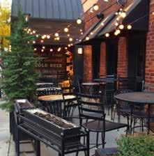Outdoor cafes for