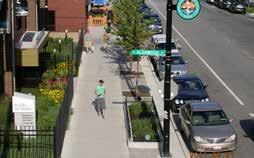 1 Create a safe and inviting public realm including high quality paving materials, lighting, plantings, and sidewalk