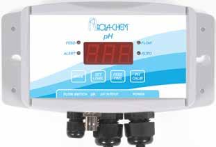 DIGITAL CONTROLLERS MODEL RC554P P/N 554200 Digital ph Controller INCLUDES: Controller, flow cell with flow switch, ph probe, 3/8" tubing and fittings. ph Feed Cycle Factory Setting: 7.4.6 sec.