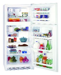 AdvanceTech Top-Mount Refrigerators NEW Silver Mist Finish Introducing best selling model WRTS20V6C in new Silver Mist.