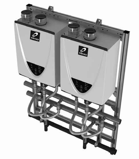 single rack system Able to link up to 20 heaters together with multi-link system REDUNDANCY Multiple combustion systems