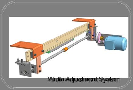 OPTION: Width adjustment for various board widths automatically adjustment