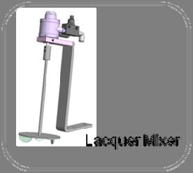 OPTION: Lacquer mixer unit complete for lacquer feeding station some lacquer tend to sedimentation, therefore we