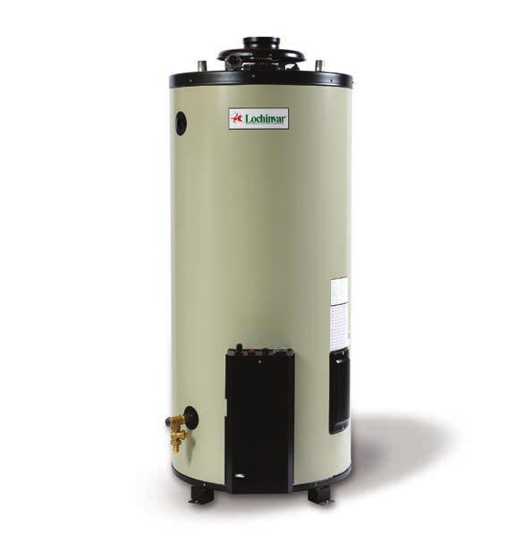 Storage capacities range from 109 to 355 litres and recovery rates from 127 to 351 litres/hour Knight water heaters - dimensions (mm) (based upon a temperature rise of 50 ) are achievable.