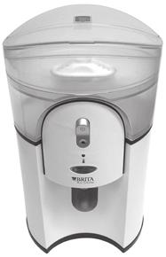 FEATURES Fig 1 s q w e r t y u i o a 1. BRITA Memo - cartridge exchange indicator 2. Upper water tank cover 3. Hinged lid 4. 1 litre upper water tank 5.