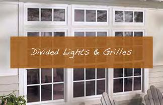 From a simulated product that gives the appearance of individual windows, to a true divided light, we carry many styles.
