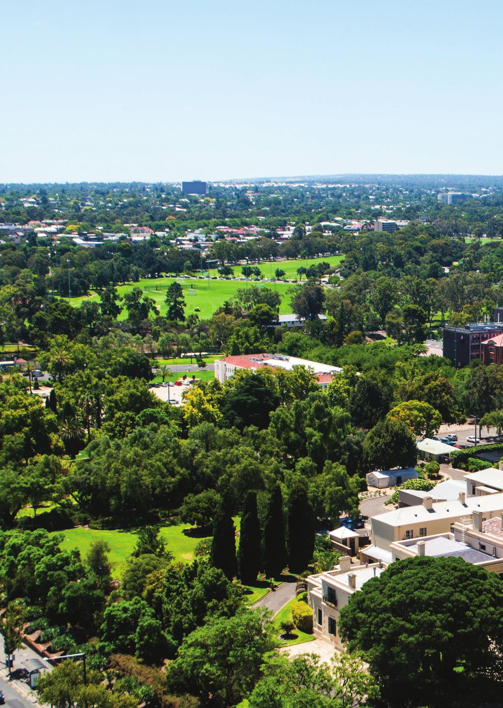Green Adelaide We often think of cities as places for people, but the best cities in the world are those which have thriving natural environments in their midst.