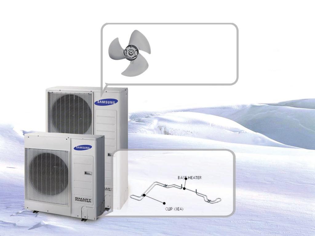 It optimizes heating performances at the actual operating temperature, -2 C to 2 C, while providing outstanding SCOP in compliance with eco-design directives.