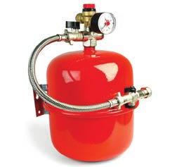 Expansion Vessel, Pressure Gauge, Pressure Relief Valve & Filling Loop (Monobloc Only) In pressurised heating systems most heating engineers use a Robokit which combines all these components into one