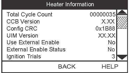 Temperature Units - Adjustable user setting that changes temperature units display to Celsius C or Fahrenheit F.