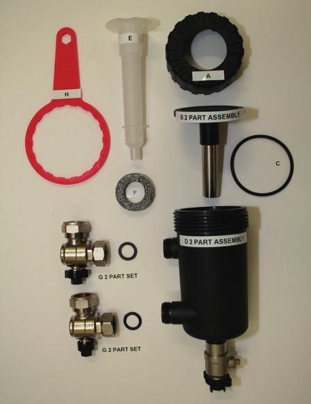 CalMag Filter Installation Instructions Spare Parts: For warranty and spare