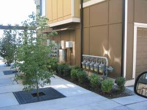 (D) Proximity to adjacent residential units will be a key factor in determining appropriate service element treatment.