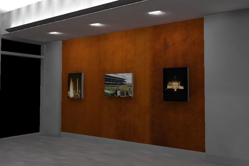 Spatial Highlights Another primary concern for the space was the lighting of the more important aspects of the room more prominently, in this case the entrances to the rooms and the main entrance to