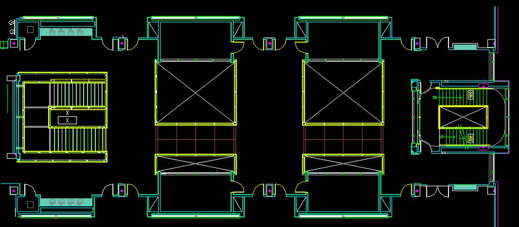 Luminaire Plans The following figures contain the luminaire layout for the lobby.