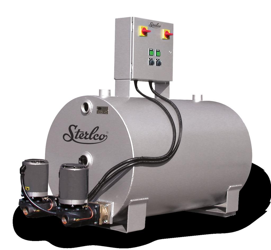 STEAM CONTROL TANKS Engineered Sterlco tank solutions are designed around your specific boiler needs, ensuring you get the most from your system.