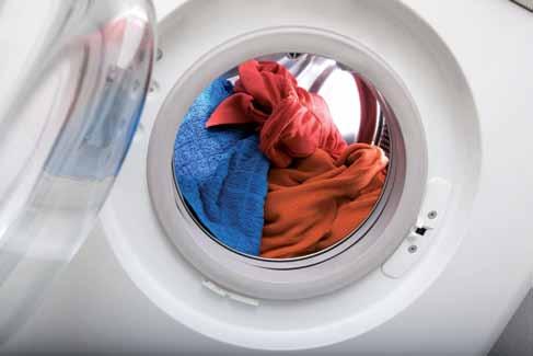 Laundry In order to get the best value for money from your washing, you should always fill the washing machine with a full load. One full load uses less energy than two half loads.