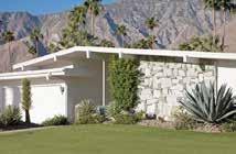Mid-Century Modern Style: Low pitched or flat roofs, walls of