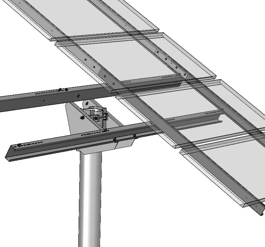 11 Universal Top-of-Pole Mount UNI-TP/12LL Installation Guide Step 6 - mounting the PV