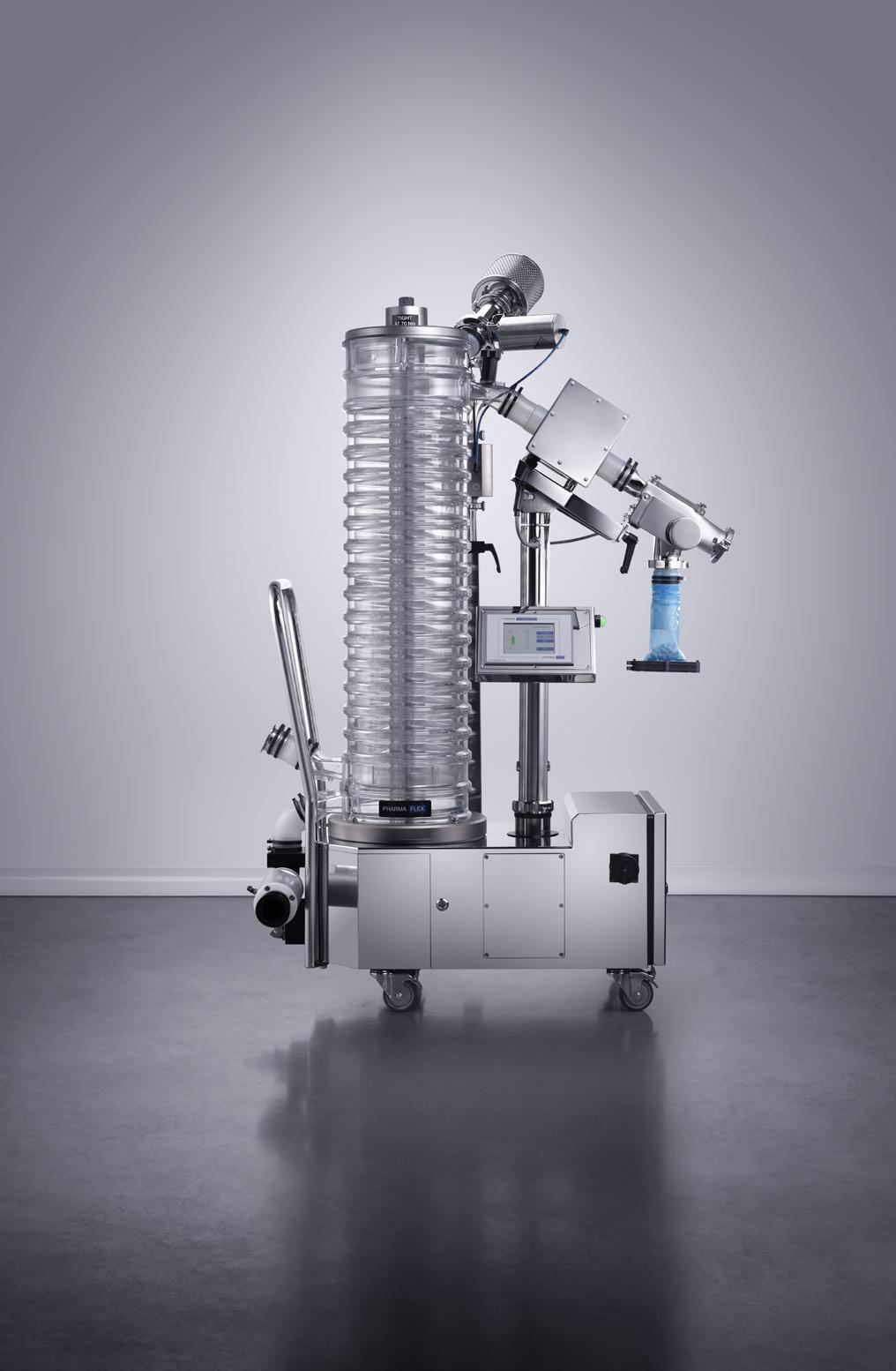 The iseries frame is a new generation of modular frame that allows to run a Pharma Technology and Pharma Flex deduster on the same vibrating base thanks