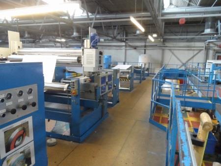 1981, sheet length 560 to 1650mm, sheet width 402 to 1840mm, five slitters, 90 to