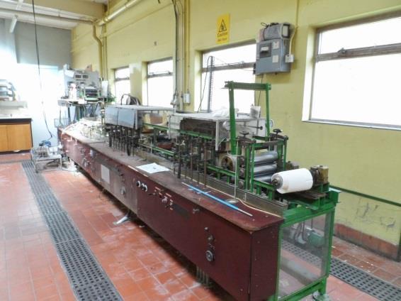 dryers, deckle width approximately 300mm deckle, press sections, two dryer sections, size press, pope