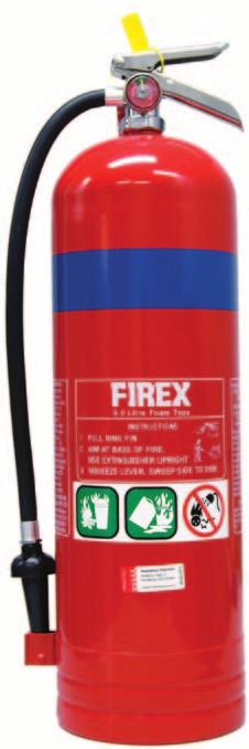FIREX AIR FOAM FIRE EXTINGUISHER Certified & Approved to AS/NZS 1841.