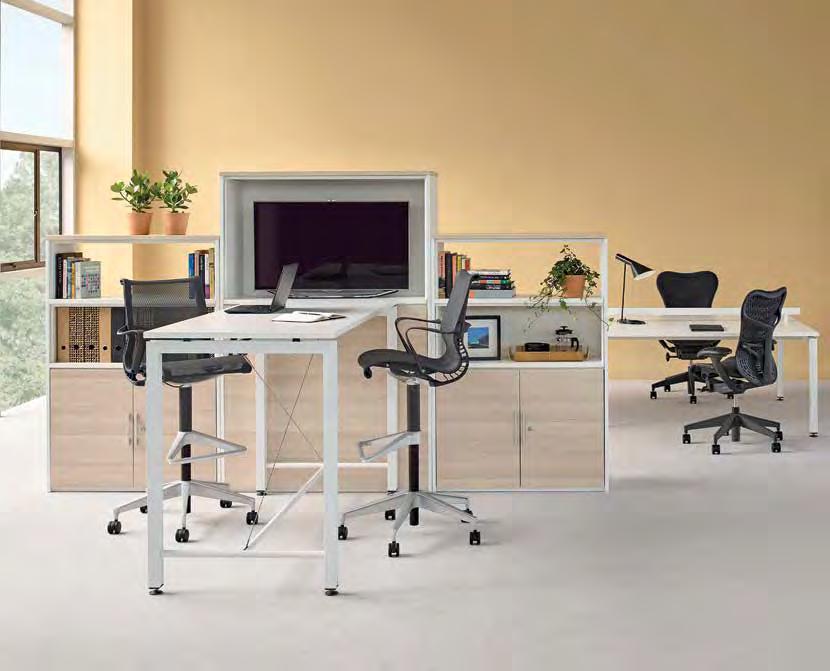 Smart Choices Whether it s configured as meeting tables, standing-height tables, individual desks, 120-degree desks or team clusters of bench desking, Sense can cater to a wide variety of settings.