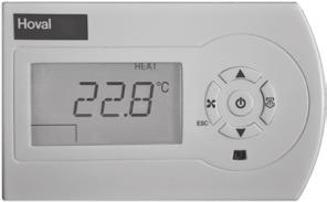 Control system Room temperature control with the EasyTronic EC 3 Room temperature control with the EasyTronic EC The EasyTronic EC is a room temperature controller without a timer for TopVent DHV and