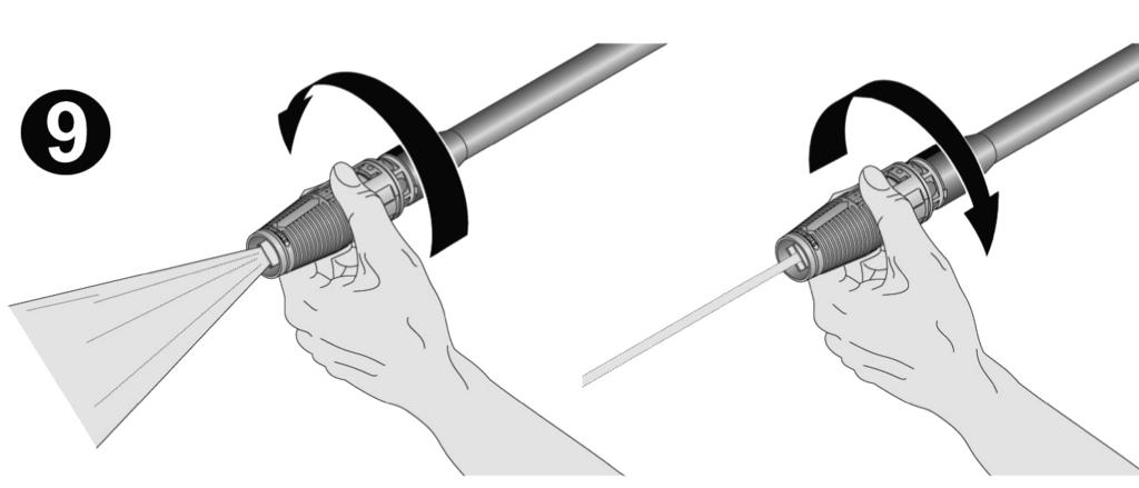 Never use the machine without a filter (which is fitted inside the hose connector, see fig.2-2).