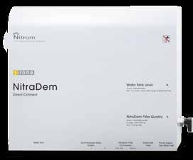 the right water quality No quality loss due to storage Water conductivity is continuously monitored NitraDem Direct Connect SiroDem Destillo 2 MELAdem 40 Multidem C27 Manufacturer Dentsply Sirona